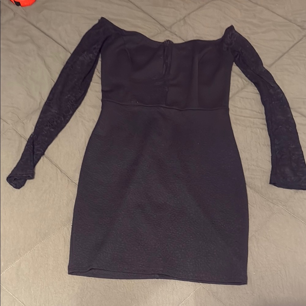 Elegant Black Off-Shoulder Dress
